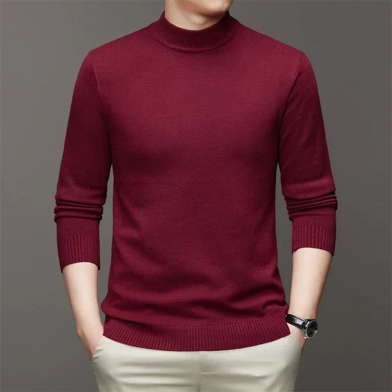 FONSI Casual Mock-neck Sweater