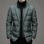 RUTH Padded Blazer with Zipper Layer