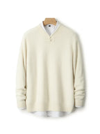 BORIO Cashmere Buckle-Up Sweater