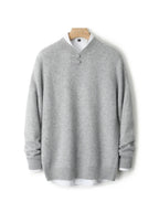 BORIO Cashmere Buckle-Up Sweater