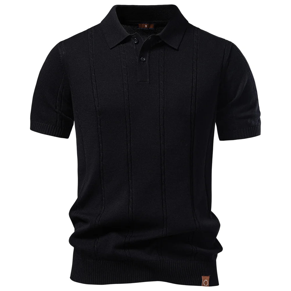PIER Premium Stripe Golf Polo