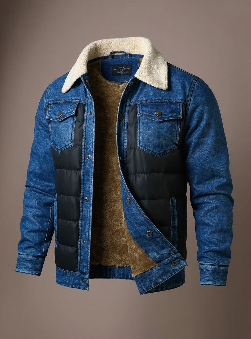 Damien Patchwork Denim Jacket