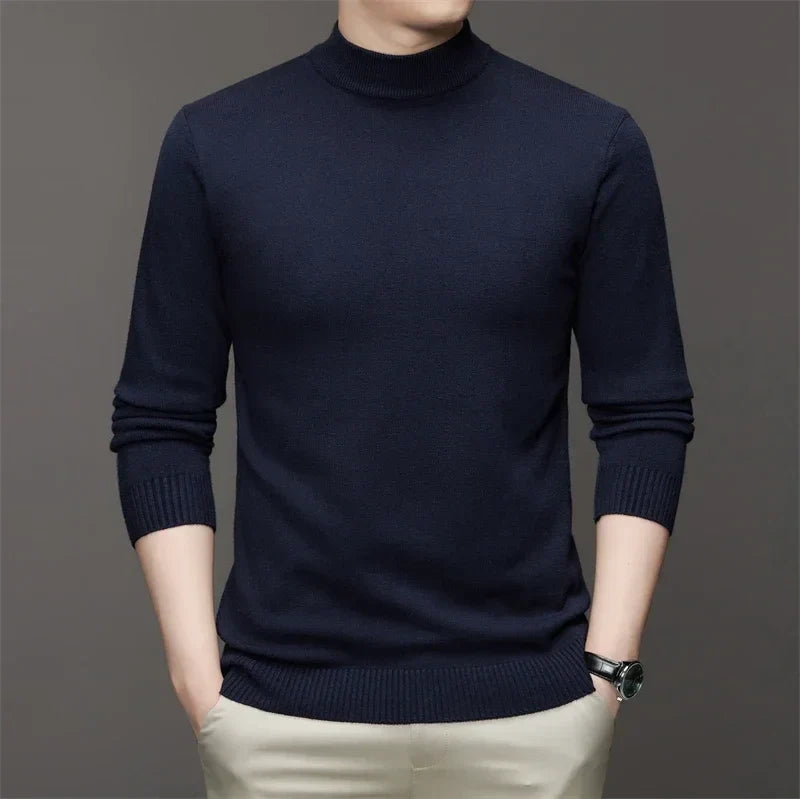 FONSI Casual Mock-neck Sweater