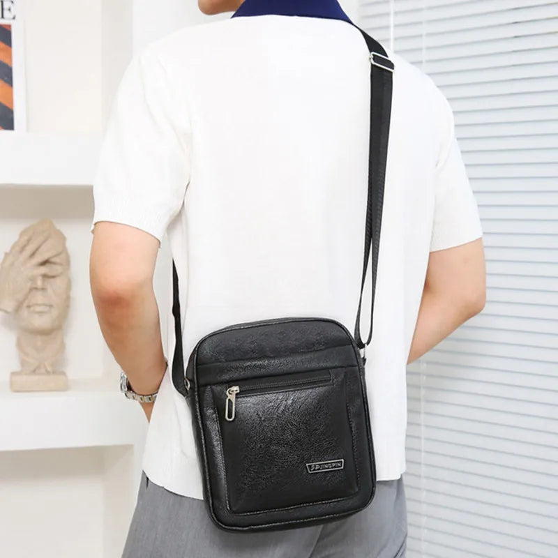 NORDVIK Waterproof PU Leather Crossbody Bag