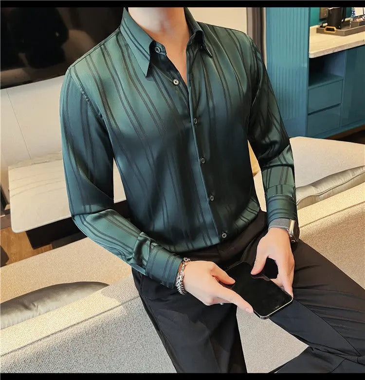 SOPRANO Luxury Striped Business Shirts