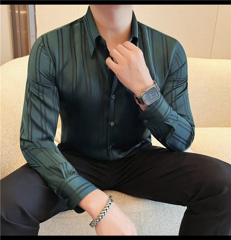 SOPRANO Luxury Striped Business Shirts