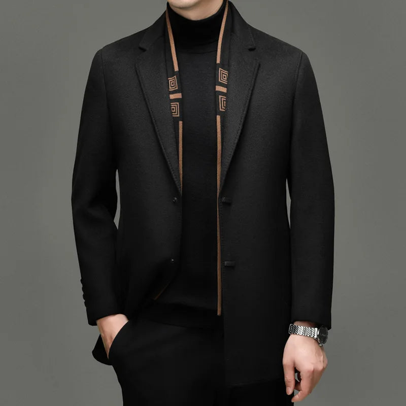 Versailles Luxe Wool Double-layer Overcoat