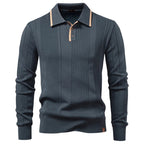 ARON Striped Knit Sweatshirt