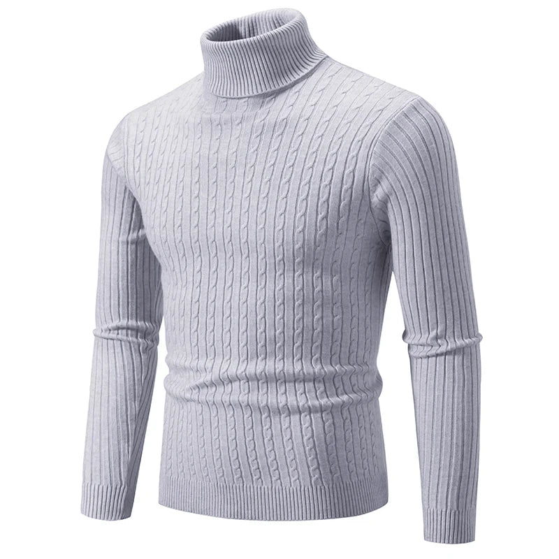 RAYMOND Patterned Turtleneck Sweater