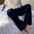LUTHOR Wide-leg Elastic Pants