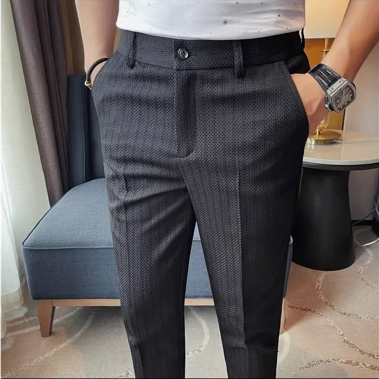 THORNE Tailored Jacquard Slim Fit Pants