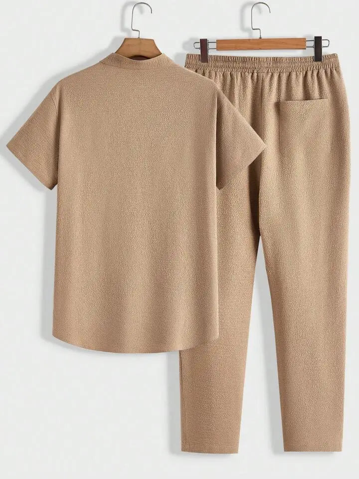 KOS Premium Melange Knit Summer Set