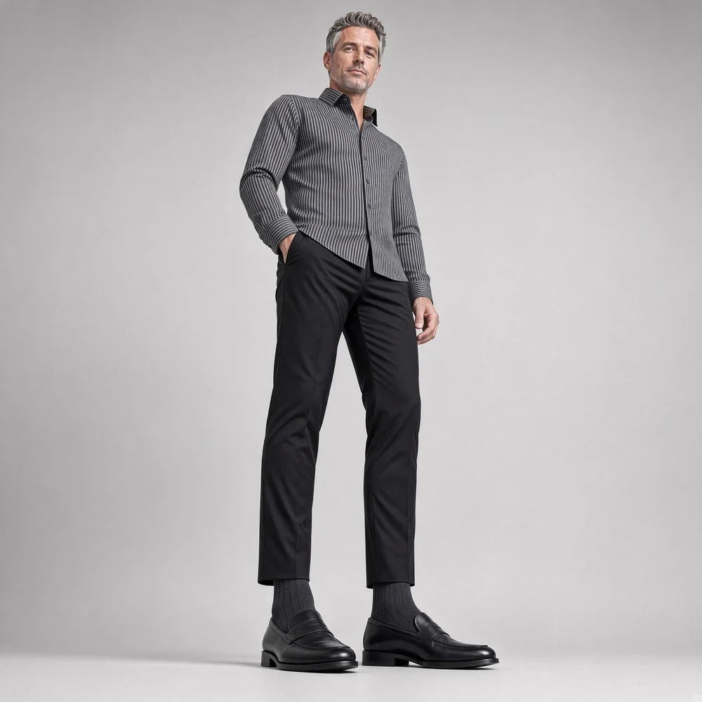 ADRIAN Tailored Pinstripe Shirt