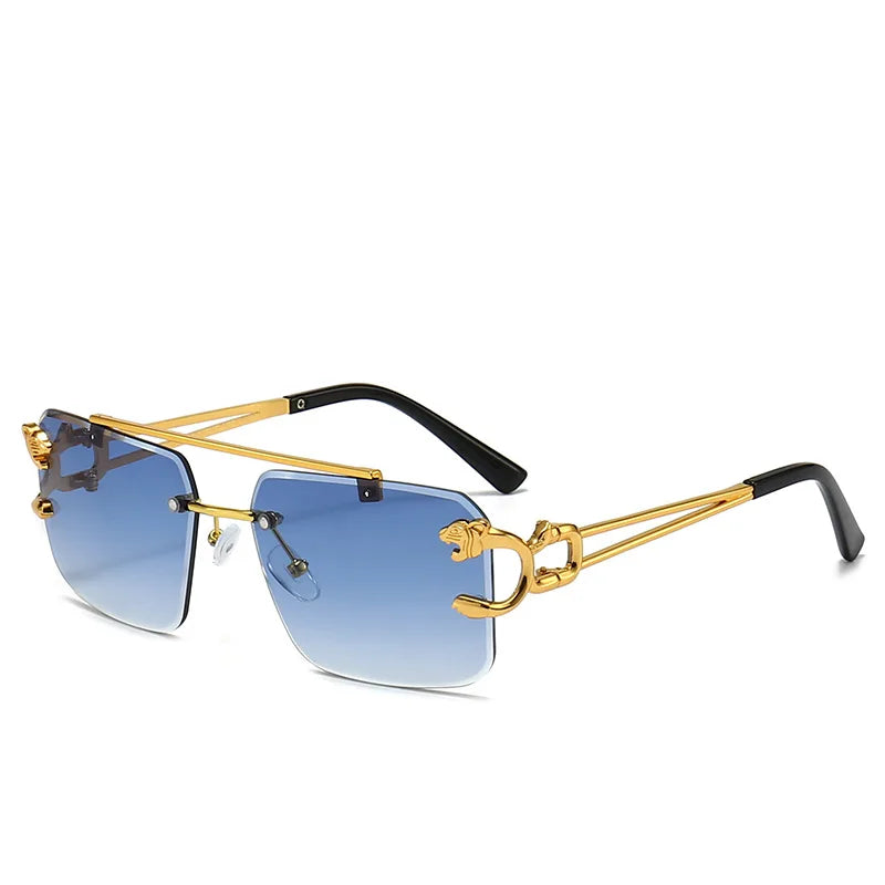 PANTHERA Rimless Retro Sunglasses