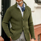 RENNAL Stand Collar Cardigan