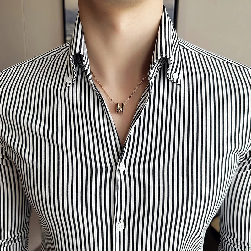 ADRIAN Tailored Pinstripe Shirt