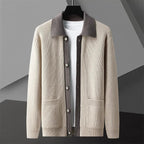 APOLLO Two-Tone Knitted Cardigan