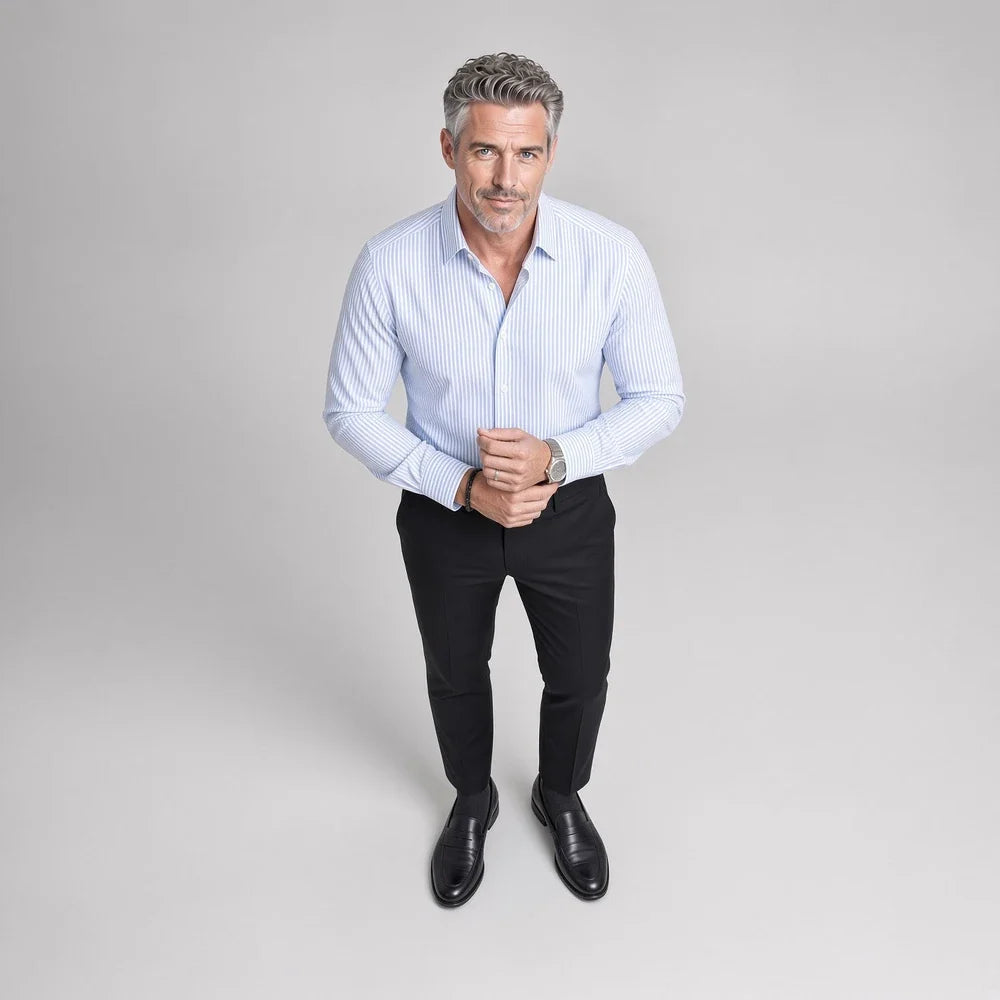 ADRIAN Tailored Pinstripe Shirt