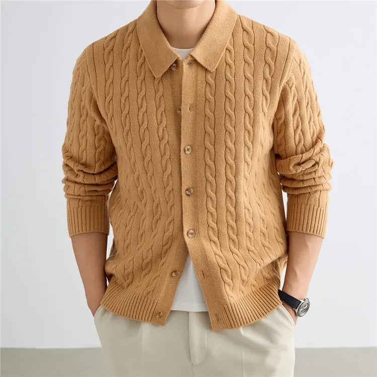 BATA Premium Cable Knit Cardigan