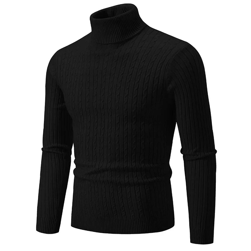 RAYMOND Patterned Turtleneck Sweater