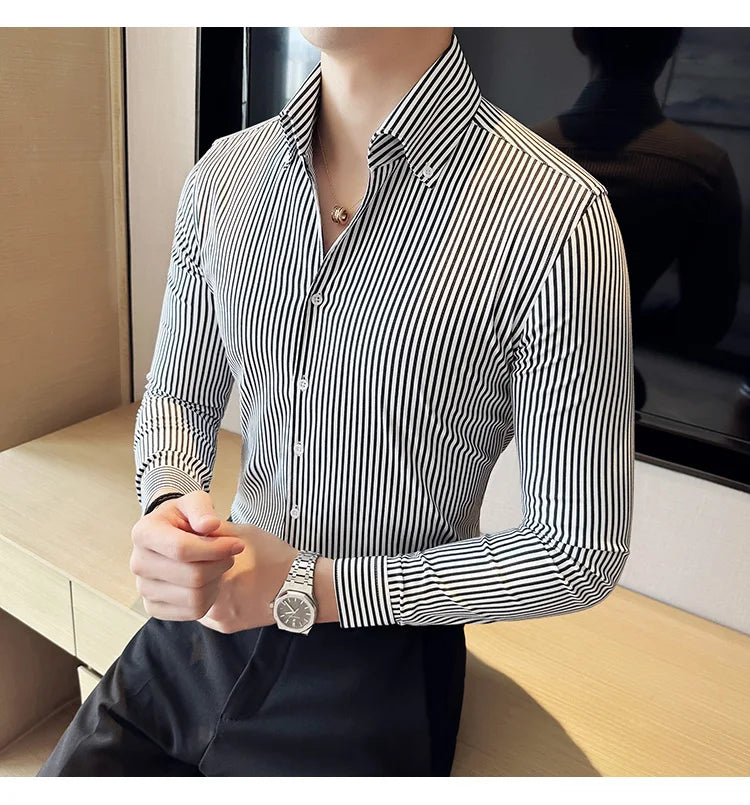 ADRIAN Tailored Pinstripe Shirt