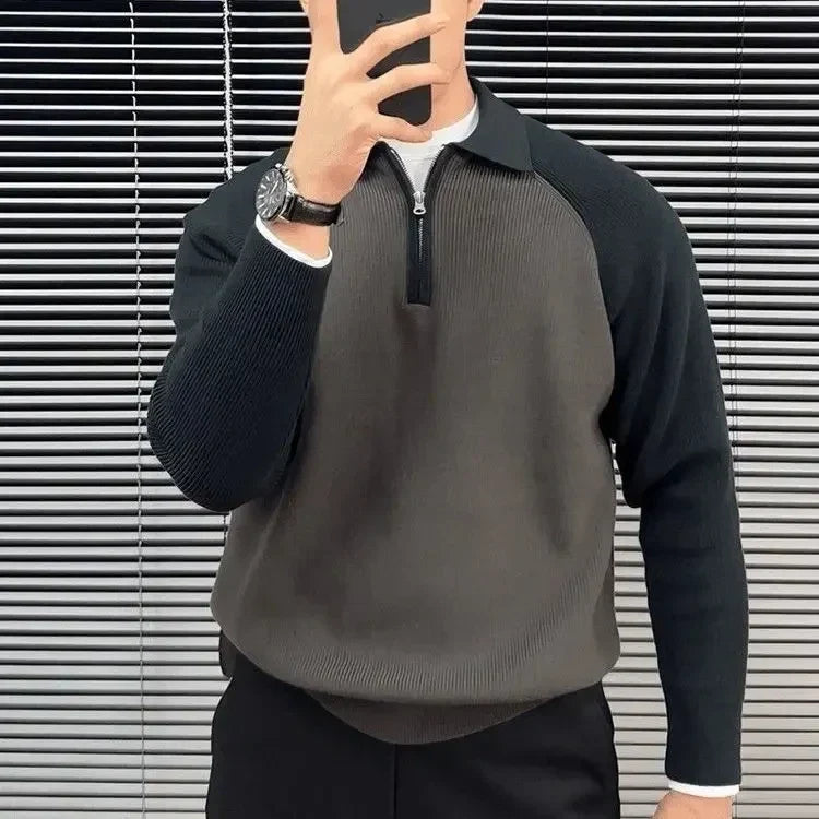 DANA Color Block Knitted Sweater