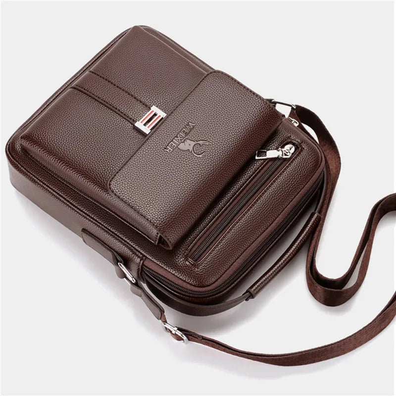 NORDVIK Waterproof PU Leather Crossbody Bag