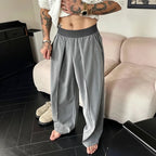LUTHOR Wide-leg Elastic Pants