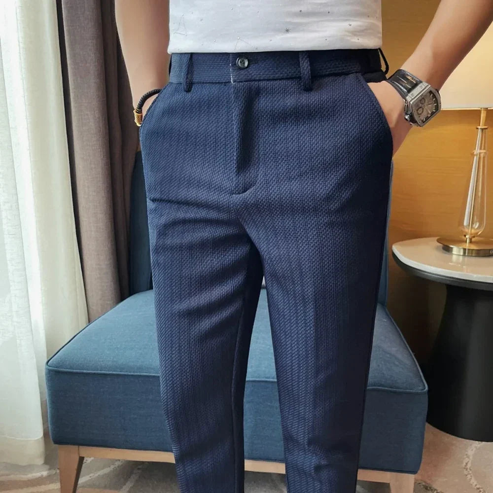 THORNE Tailored Jacquard Slim Fit Pants