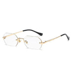 TESORO Polygon Rimless Sunglasses
