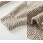 BORIO Cashmere Buckle-Up Sweater
