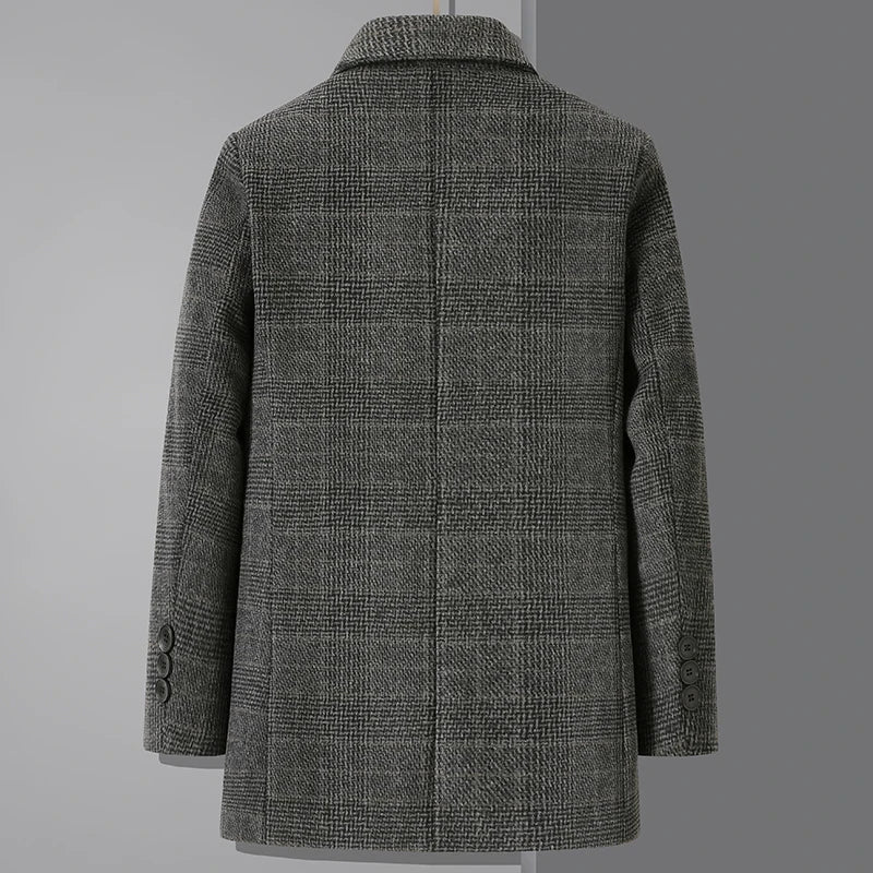 MARTEL Elegant Trench Coat with Padded Layer