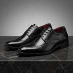 AMBERD Brogue Derby Leather Shoes