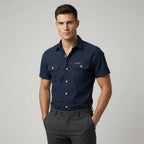 ANXON Double Pocket Polo Shirt