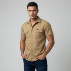 ANXON Double Pocket Polo Shirt