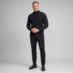 APOLLO Knitted Mock-Neck Sweater
