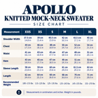 APOLLO Knitted Mock-Neck Sweater