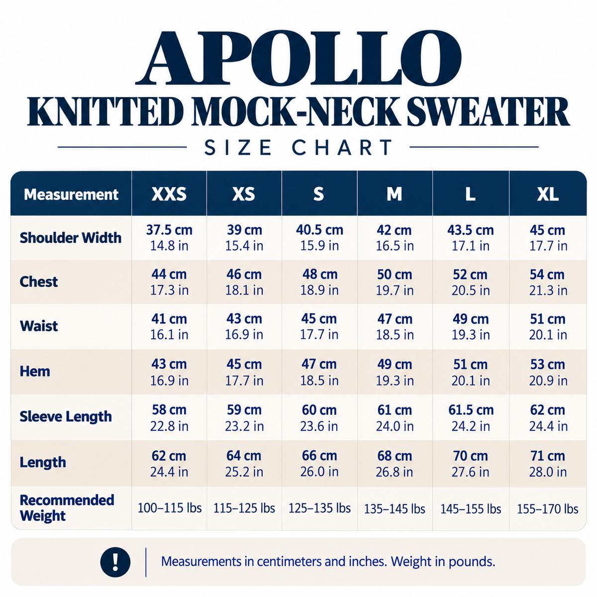 APOLLO Knitted Mock-Neck Sweater