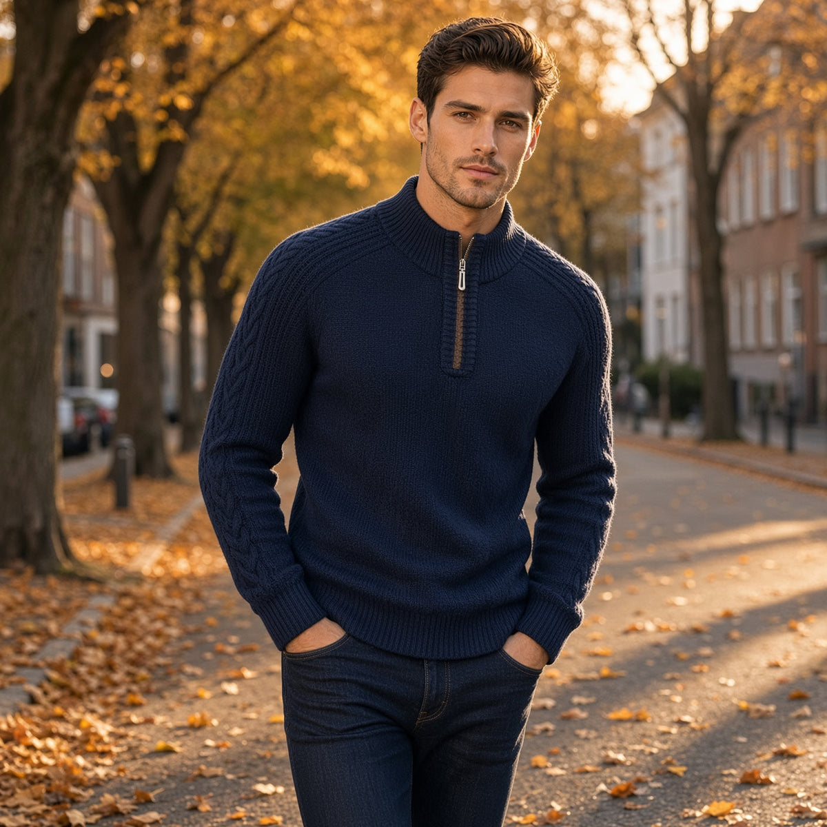 ARRON Casual Knit Sweater