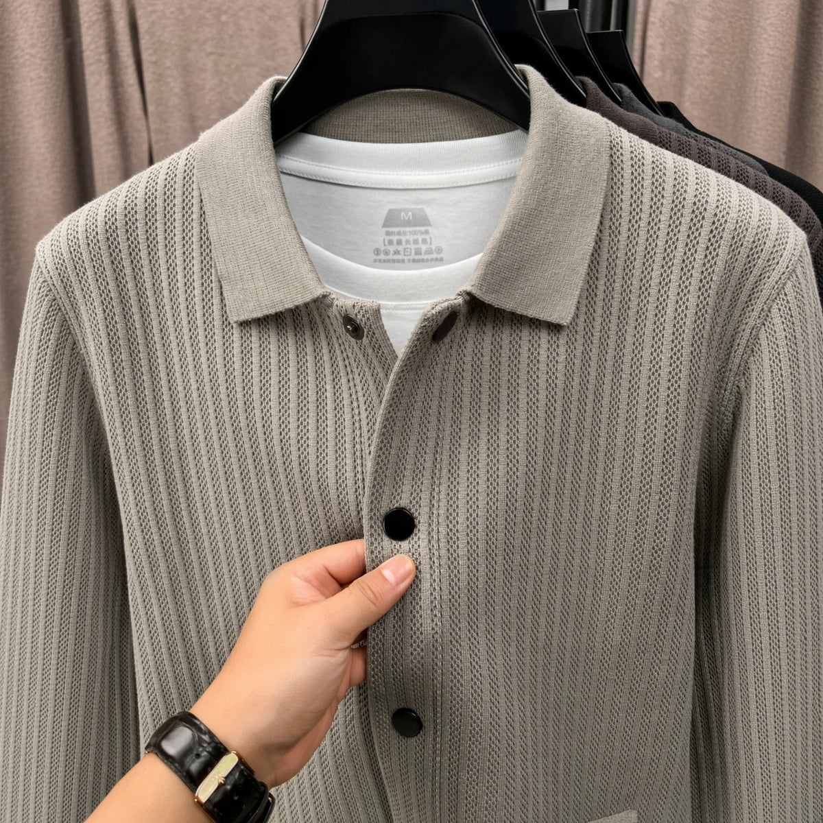 AZURE Premium Striped Cardigan