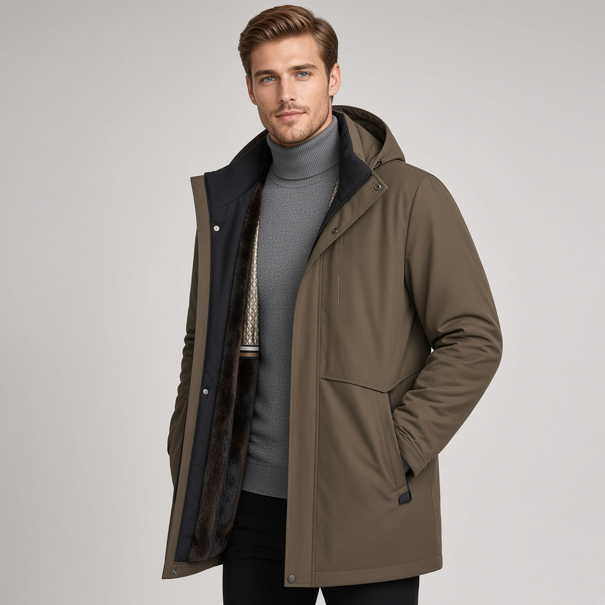 ARIA Thermal Hooded Parka Coat
