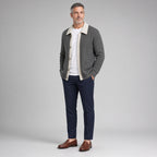APOLLO Two-Tone Knitted Cardigan