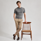 Baldwin Ribbed Mock Neck Tee