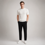 Baldwin Ribbed Mock Neck Tee