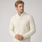 BORIO Cashmere Buckle-Up Sweater