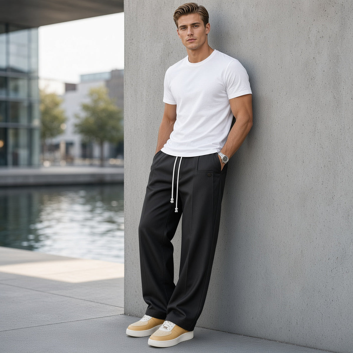 CARU Comfy Wide Leg Pants