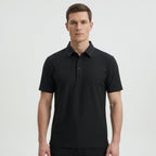 CHEZZ Waffle Textured Silky Cool Polo