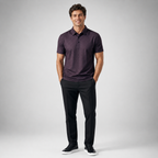 CHEZZ Waffle Textured Silky Cool Polo