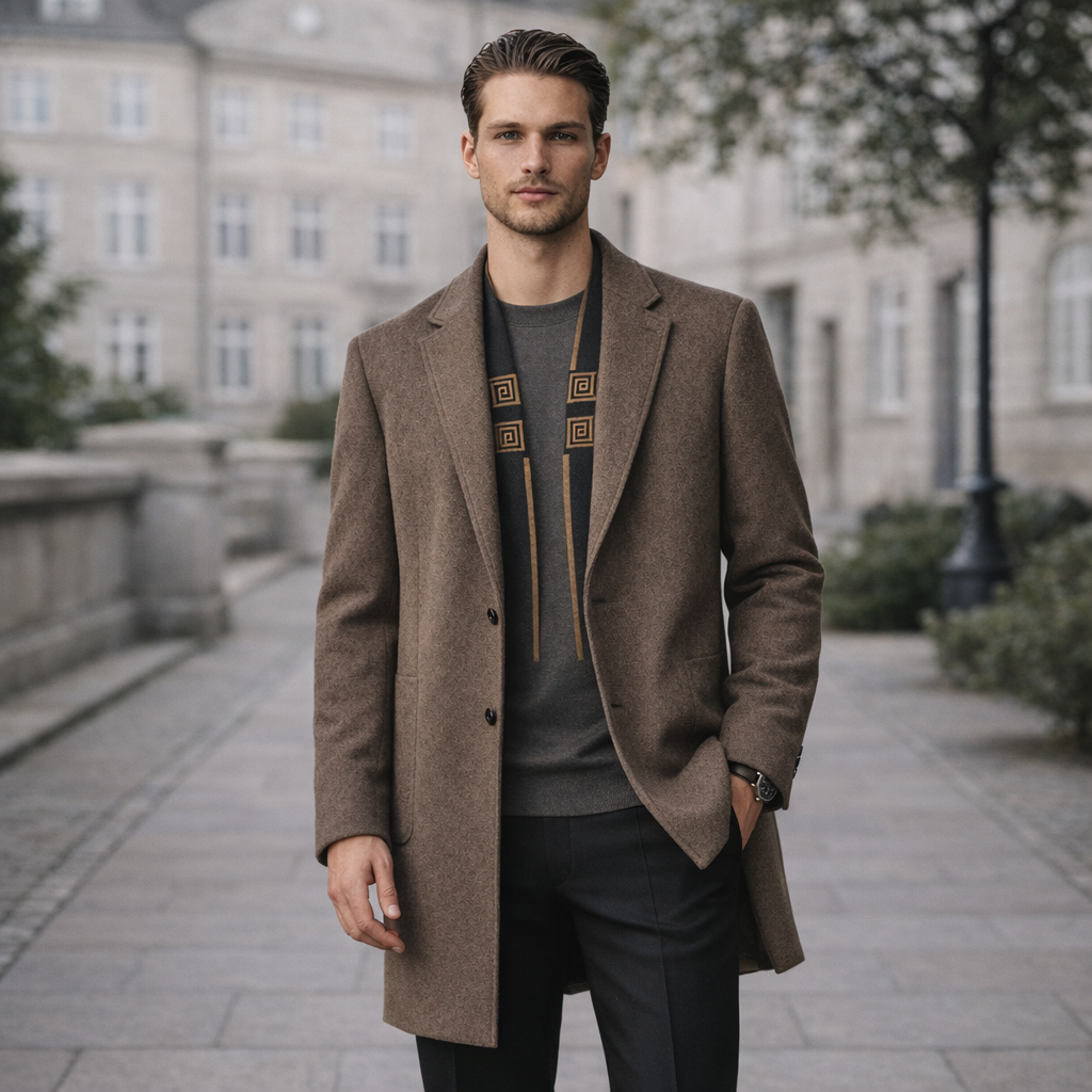 Versailles Luxe Wool Double-layer Overcoat
