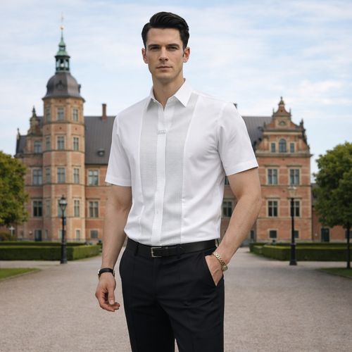 Mythos Casual Cuffed Shirt